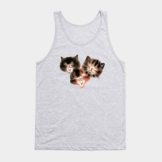 Laughing cat faces Tank Top by juliewu